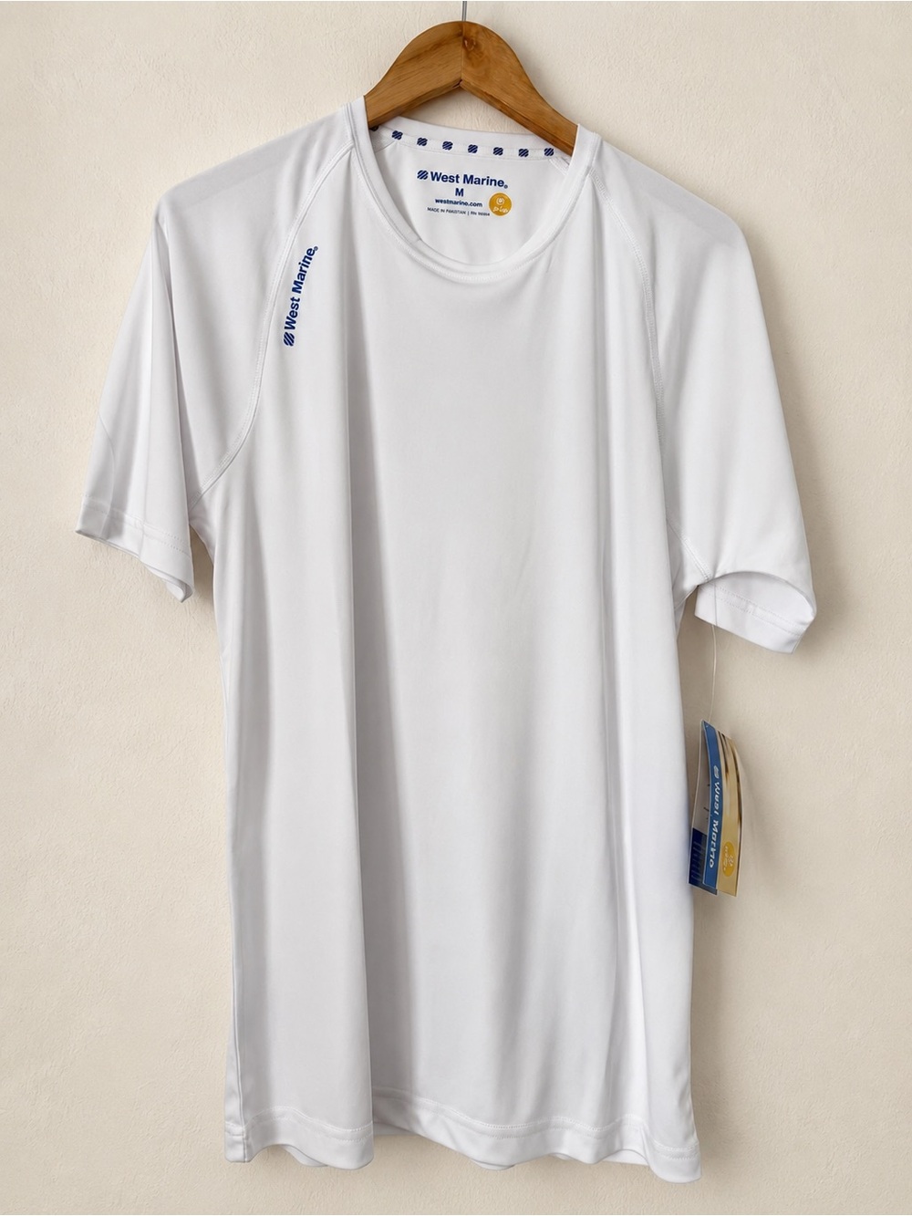 Men’s White West Marine Tee